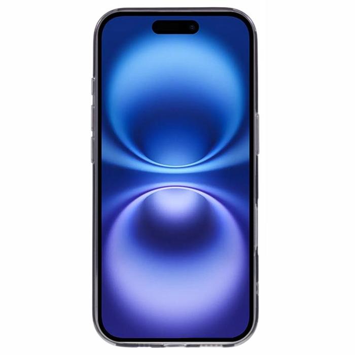 X-Level - X-LEVEL iPhone 16 Skal Matte Tempered Glass TPU Transparent Svart