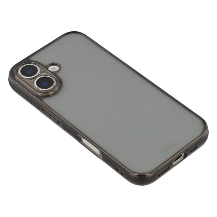 X-Level - X-LEVEL iPhone 16 Skal PC + TPU Transparent Svart