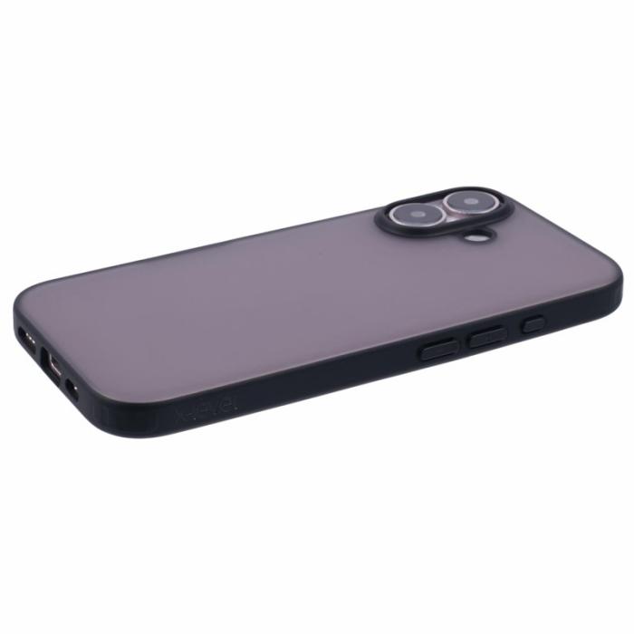 X-Level - X-LEVEL iPhone 16 Skal PC+TPU Matt Skydd Fodral - Svart