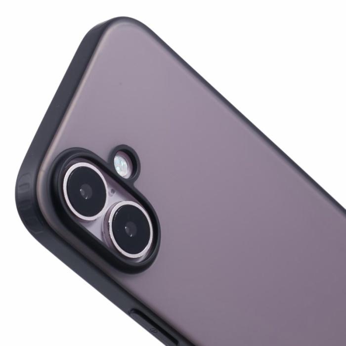 X-Level - X-LEVEL iPhone 16 Skal PC+TPU Matt Skydd Fodral - Svart