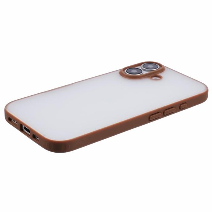 X-Level - X-LEVEL iPhone 16 Skal PC+TPU Matt Skydd - Titanium Gold