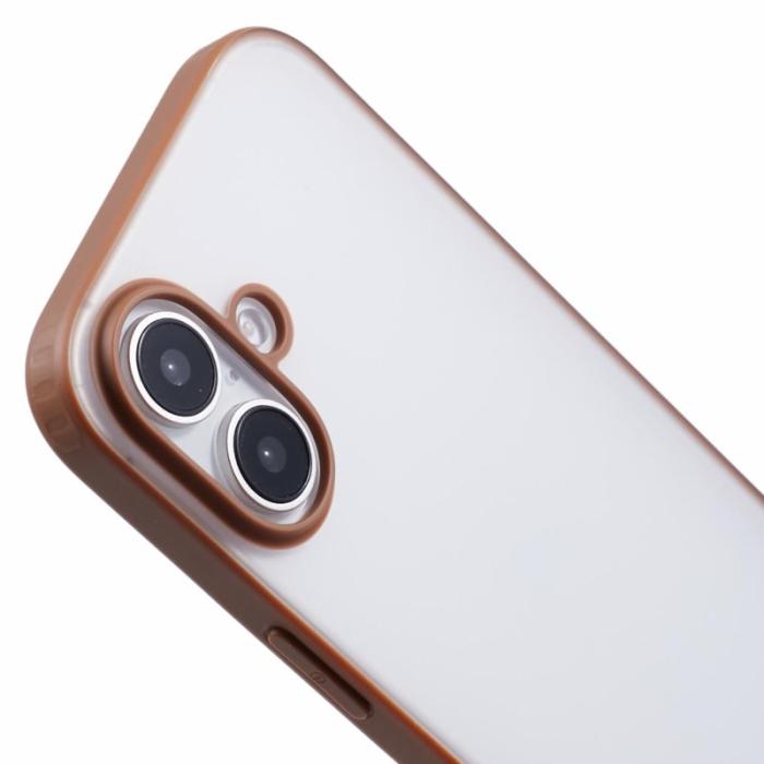 X-Level - X-LEVEL iPhone 16 Skal PC+TPU Matt Skydd - Titanium Gold