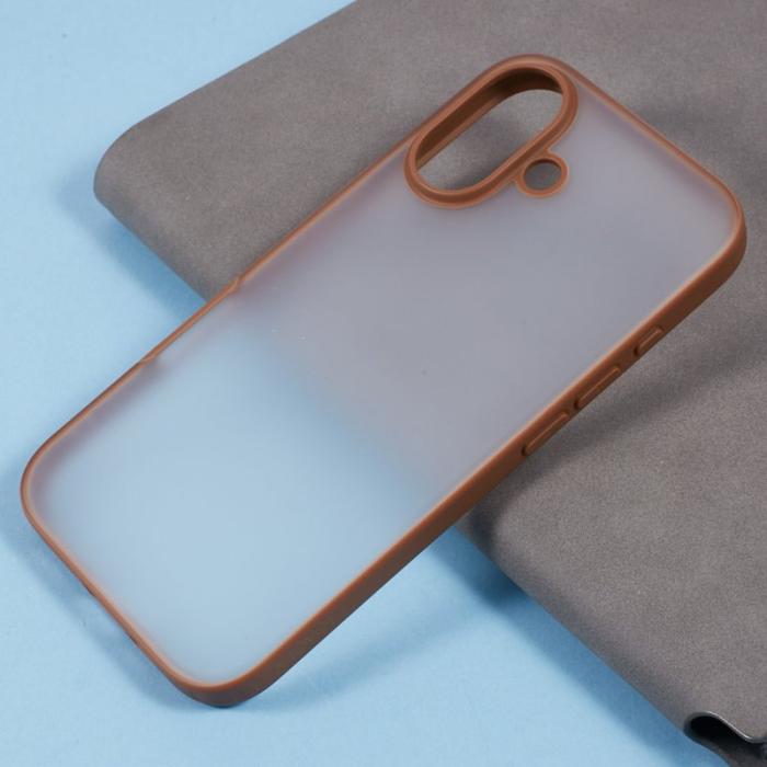 X-Level - X-LEVEL iPhone 16 Skal PC+TPU Matt Skydd - Titanium Gold