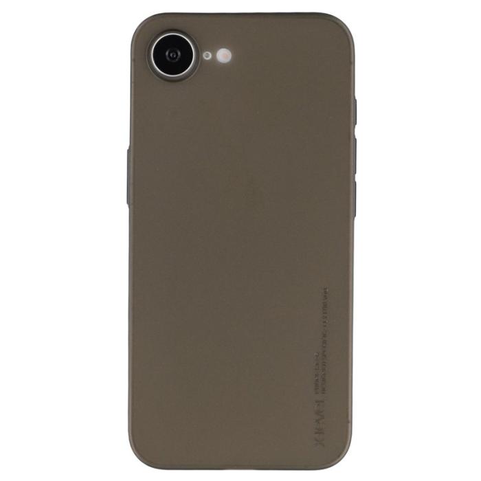 X-Level - X-LEVEL iPhone 16e Skal Hård PP Matt 0.18mm Ultra-Tunn Transparent Svart