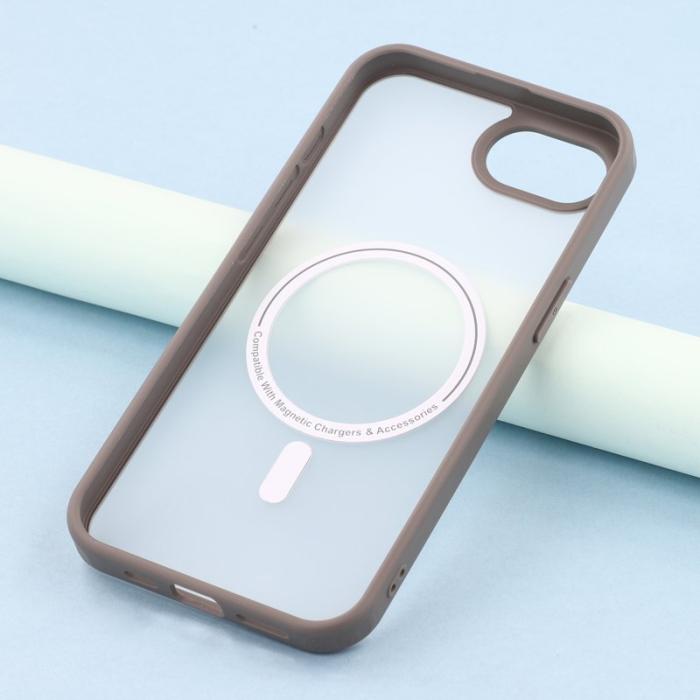 X-Level - X-LEVEL iPhone 16e Skal Magnetiskt PC + TPU Matt Grå