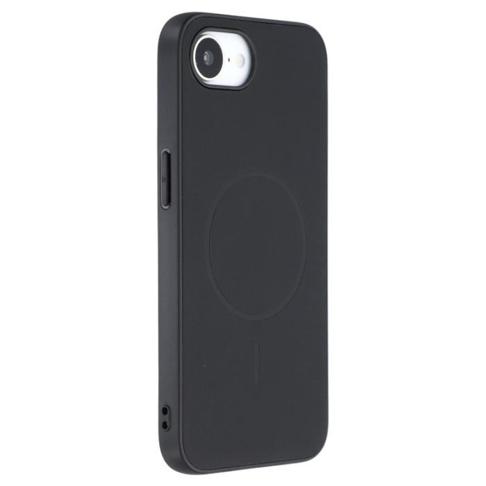 X-Level - X-LEVEL iPhone 16e Skal MagSafe PC TPU PU Telefonfodral - Svart