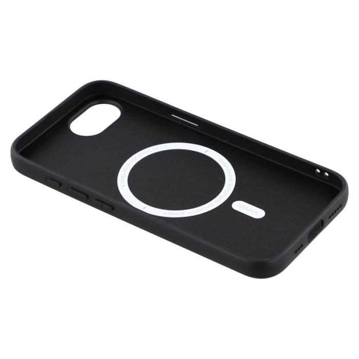 X-Level - X-LEVEL iPhone 16e Skal MagSafe PC TPU PU Telefonfodral - Svart