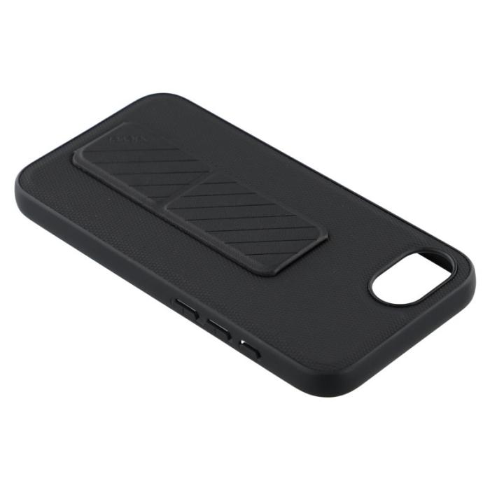 X-Level - X-LEVEL iPhone 16e Skal med Ställ TPU + PU Shockproof - Svart