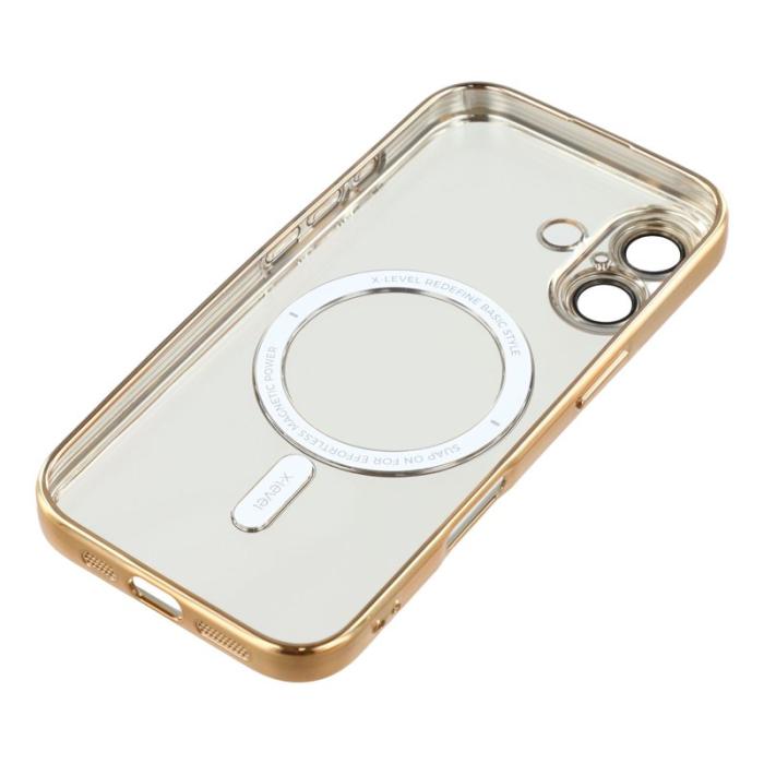 X-Level - X-LEVEL iPhone 17 Fodral MagSafe Full Camera Skydd Guld