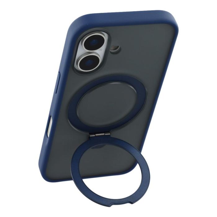 X-Level - X-LEVEL iPhone 17 Fodral Metal Kickstand TPU PC Blå