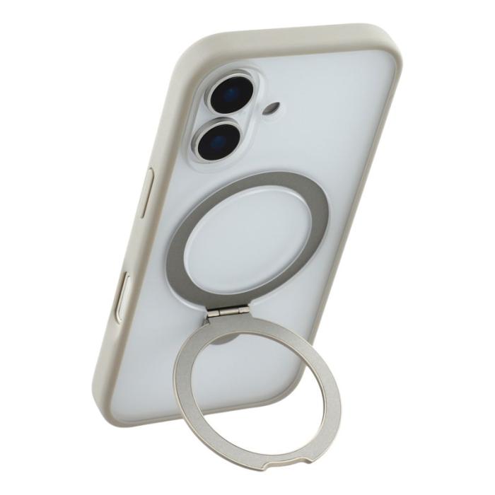 X-Level - X-LEVEL iPhone 17 Fodral Metal Kickstand TPU PC Grå