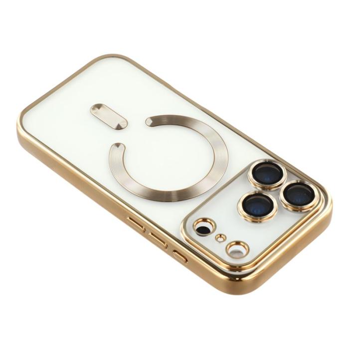 X-Level - X-LEVEL iPhone 17 Pro Fodral MagSafe Guld Full Kamera Skydd