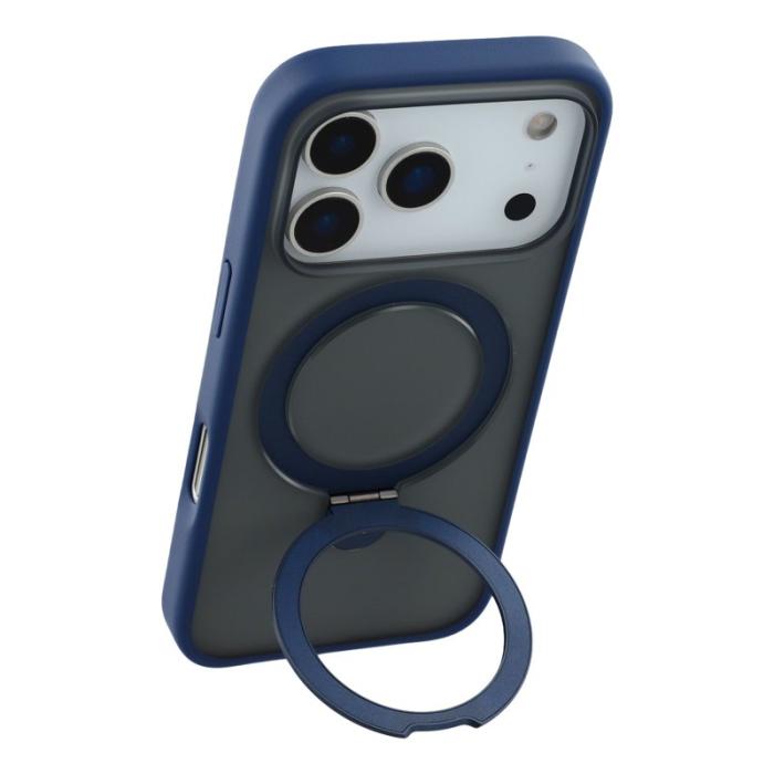X-Level - X-LEVEL iPhone 17 Pro Fodral Metal Kickstand TPU PC Blå