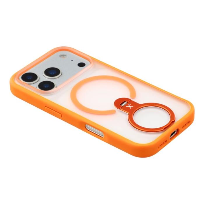 X-Level - X-LEVEL iPhone 17 Pro Max Skal med Rotating Kickstand Orange