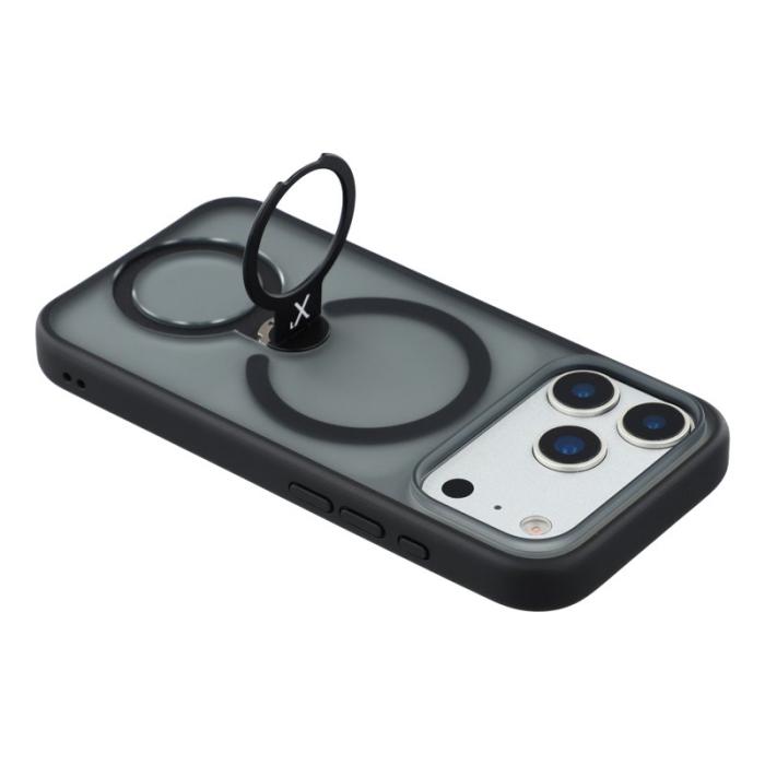 X-Level - X-LEVEL iPhone 17 Pro Max Skal med Rotating Kickstand - Svart