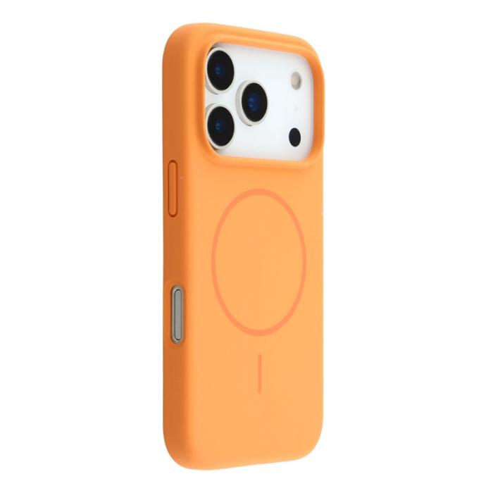 X-Level - X-LEVEL iPhone 17 Pro Skal MagSafe Flytande Silikon Orange