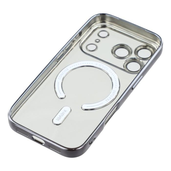 X-Level - X-LEVEL iPhone 17 Pro Skal MagSafe Full Kamera Skydd Grå