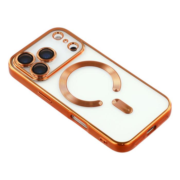 X-Level - X-LEVEL iPhone 17 Pro Skal MagSafe Full Kamera Skydd Orange