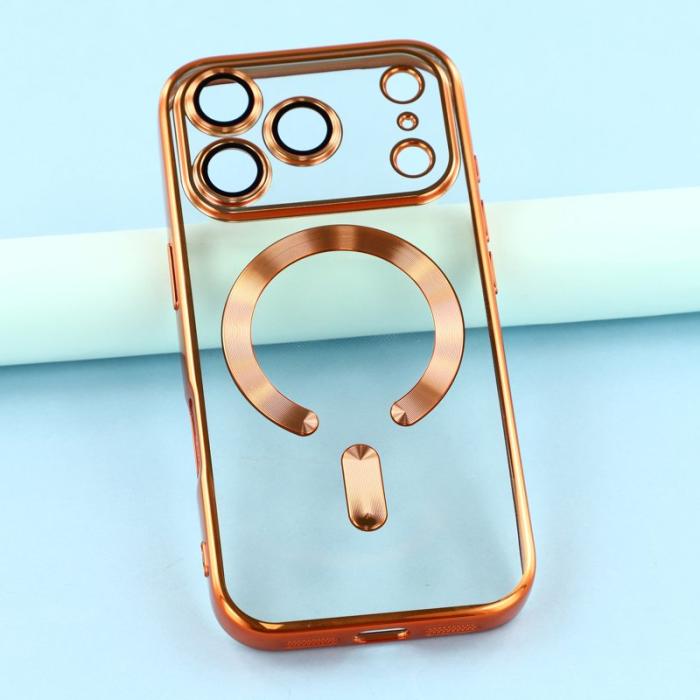 X-Level - X-LEVEL iPhone 17 Pro Skal MagSafe Full Kamera Skydd Orange