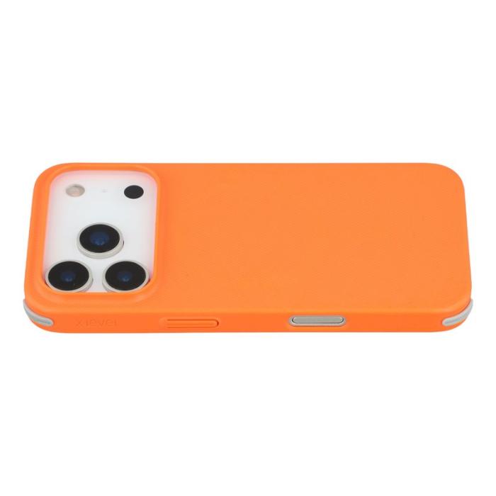 X-Level - X-LEVEL iPhone 17 Pro Skal MagSafe Hård PC Bakcover Orange