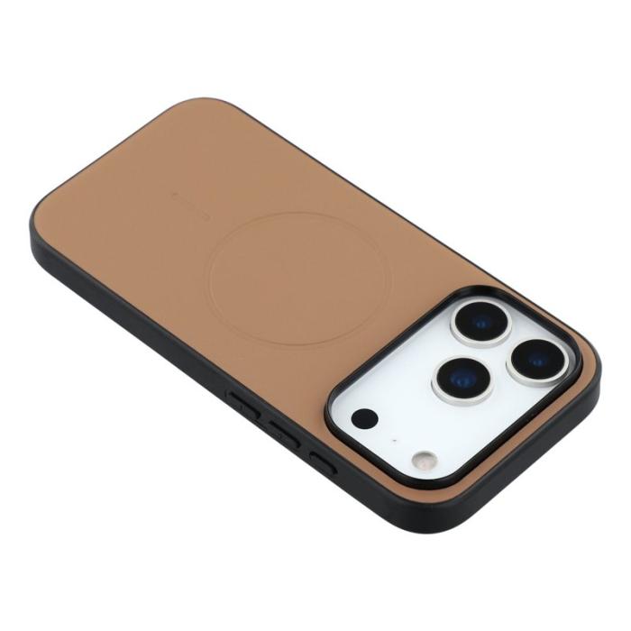 X-Level - X-LEVEL iPhone 17 Pro Skal MagSafe PC TPU PU - Desert Gold
