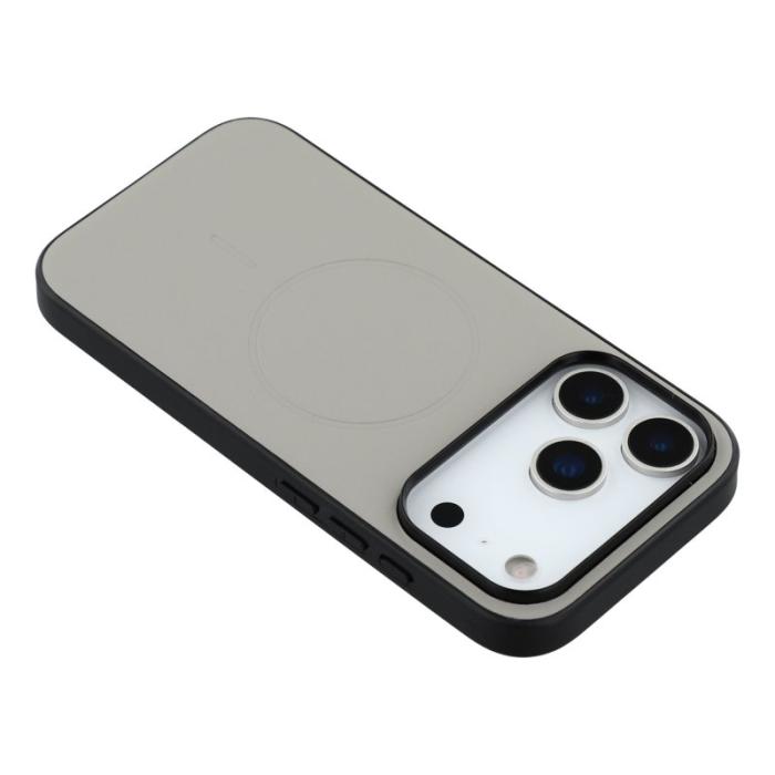 X-Level - X-LEVEL iPhone 17 Pro Skal MagSafe PC TPU PU Grå