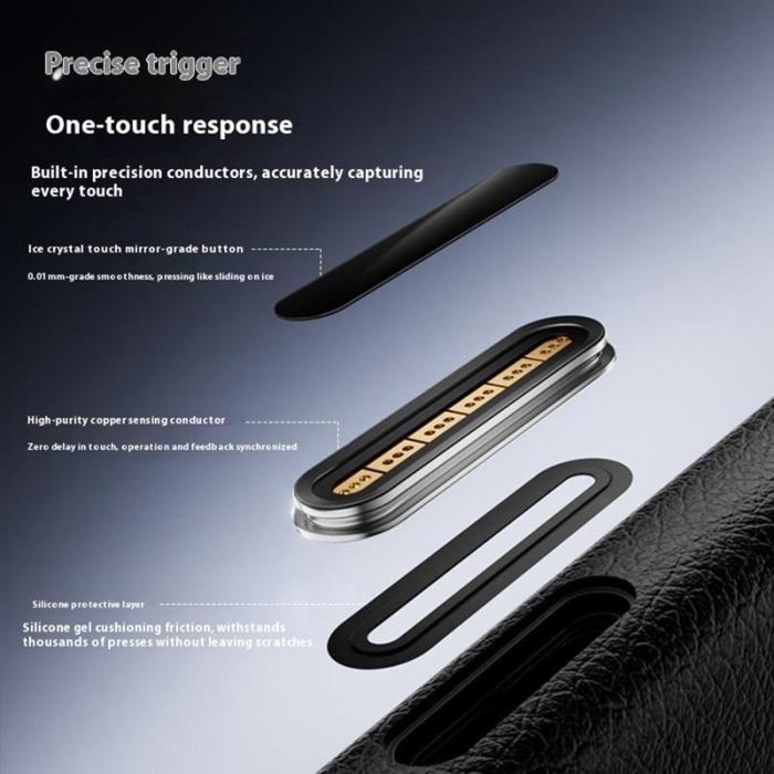 X-Level - X-LEVEL iPhone 17 Pro Skal MagSafe PU Läder Hård PC Vit