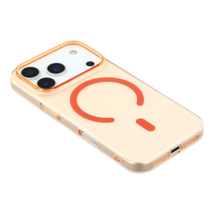 X-Level - X-LEVEL iPhone 17 Pro Skal MagSafe Transparent Orange