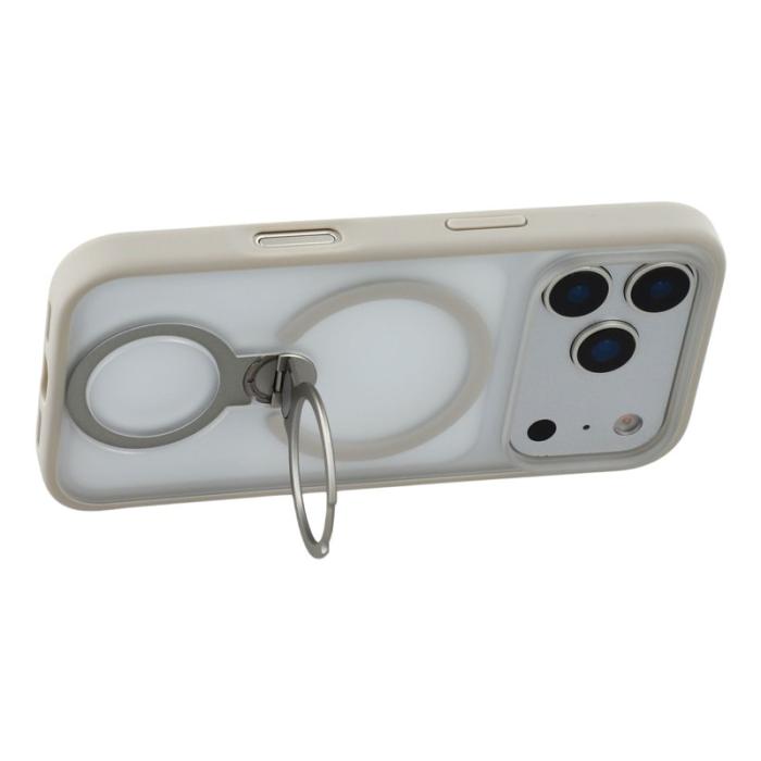 X-Level - X-LEVEL iPhone 17 Pro Skal med Rotera Kickstand - Grå