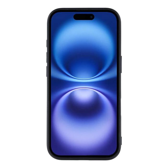 X-Level - X-LEVEL iPhone 17 Skal Läderbelagt TPU Med Ställ - Grå