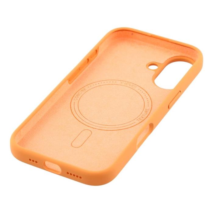 X-Level - X-LEVEL iPhone 17 Skal MagSafe Liquid Silicone Orange