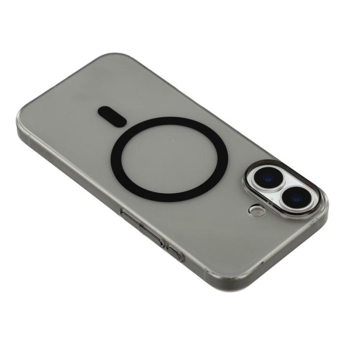 X-Level - X-LEVEL iPhone 17 Skal MagSafe Transparent Black Slim Cover