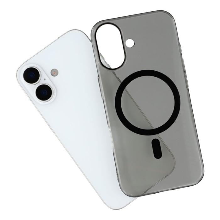X-Level - X-LEVEL iPhone 17 Skal MagSafe Transparent Black Slim Cover