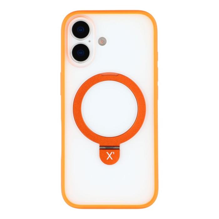 X-Level - X-LEVEL iPhone 17 Skal Metal Kickstand TPU PC Orange