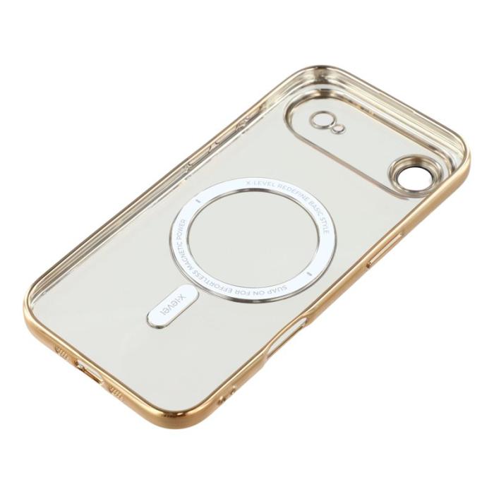 X-Level - X-LEVEL iPhone Air Skal MagSafe Full Kamera Skydd Guld