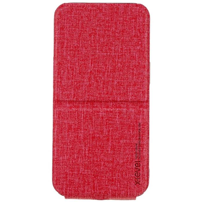 X-Level - X-LEVEL Journey Series iPhone 14 Skal Flip Röd