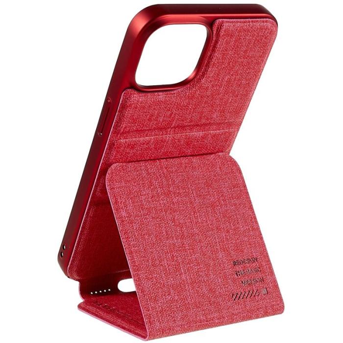 X-Level - X-LEVEL Journey Series iPhone 14 Skal Flip Röd