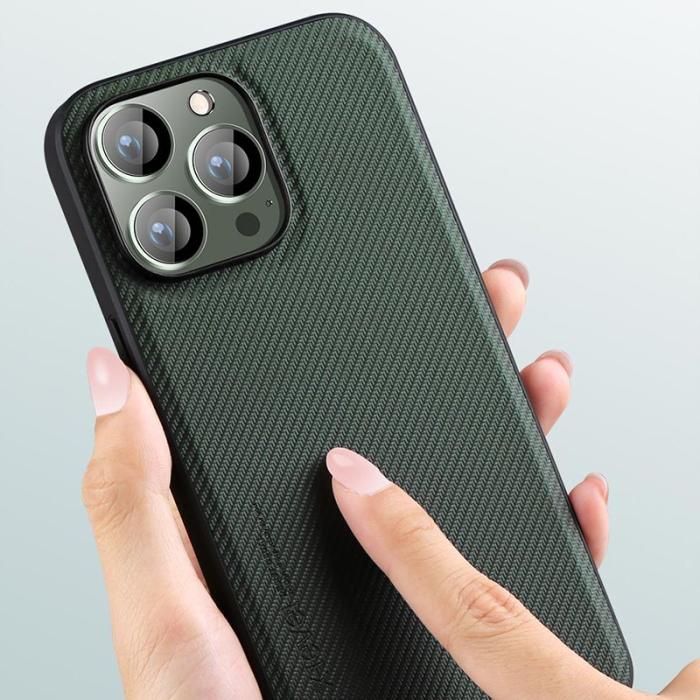 X-Level - X-LEVEL Kevlar II Skal för iPhone 15 Pro Grå Carbon Fiber