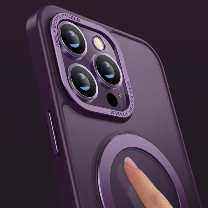 X-Level - X-LEVEL Kickstand Fodral iPhone 15 Pro Max Lila TPU PC