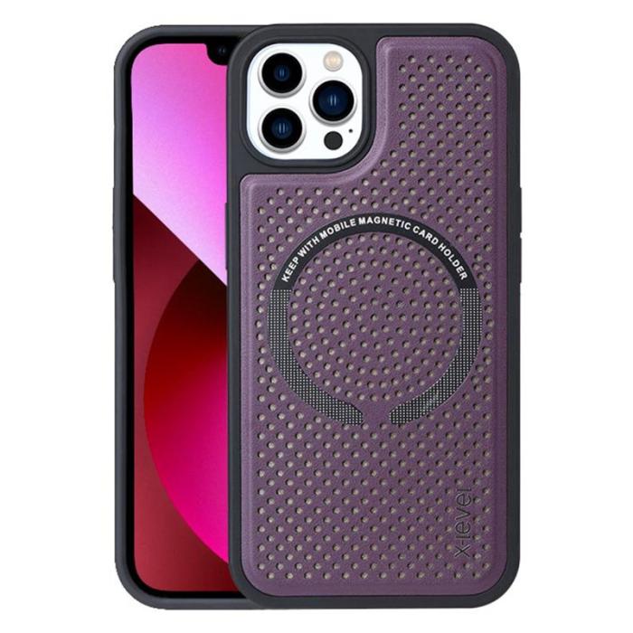 X-Level - X-LEVEL Magic Magnets II Fodral iPhone 13 Pro Wine Red