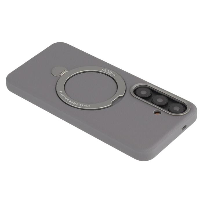 X-Level - X-LEVEL Magnetic Case Kickstand för Samsung Galaxy S25+ - Grå