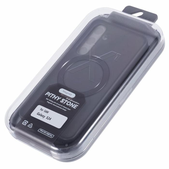 X-Level - X-LEVEL PITHY STONE II Fodral till Samsung Galaxy S24+ - Svart