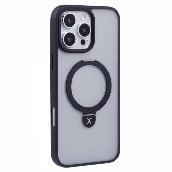 X-Level - X-LEVEL PITHY STONE II iPhone 16 Pro Skal Magnetiskt Svart