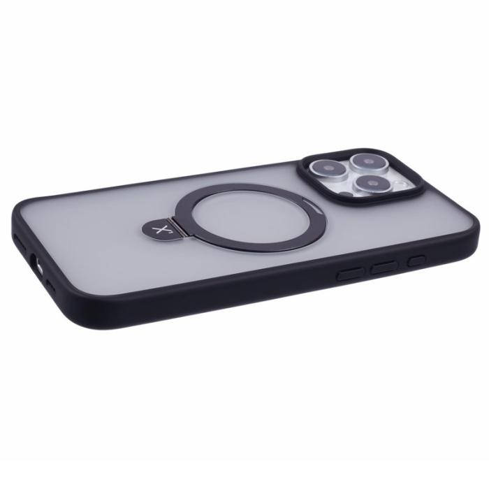 X-Level - X-LEVEL PITHY STONE II iPhone 16 Pro Skal Magnetiskt Svart