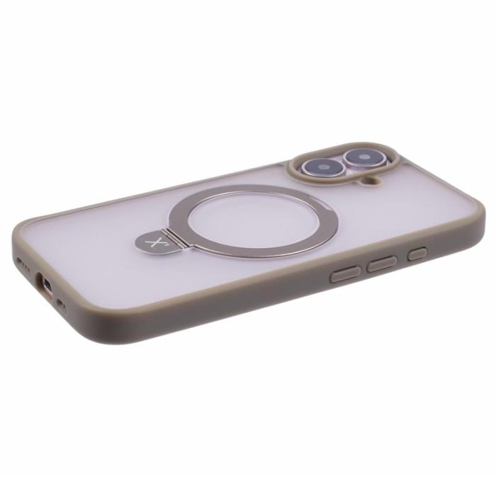 X-Level - X-LEVEL PITHY STONE II iPhone 16 Skal Magnetiskt Grå