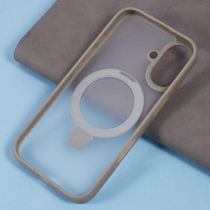 X-Level - X-LEVEL PITHY STONE II iPhone 16 Skal Magnetiskt Grå