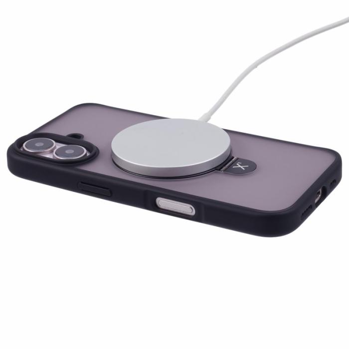 X-Level - X-LEVEL PITHY STONE II iPhone 16 Skal Magnetiskt Svart