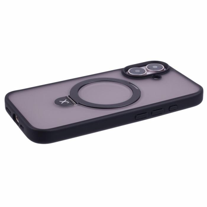 X-Level - X-LEVEL PITHY STONE II iPhone 16 Skal Magnetiskt Svart