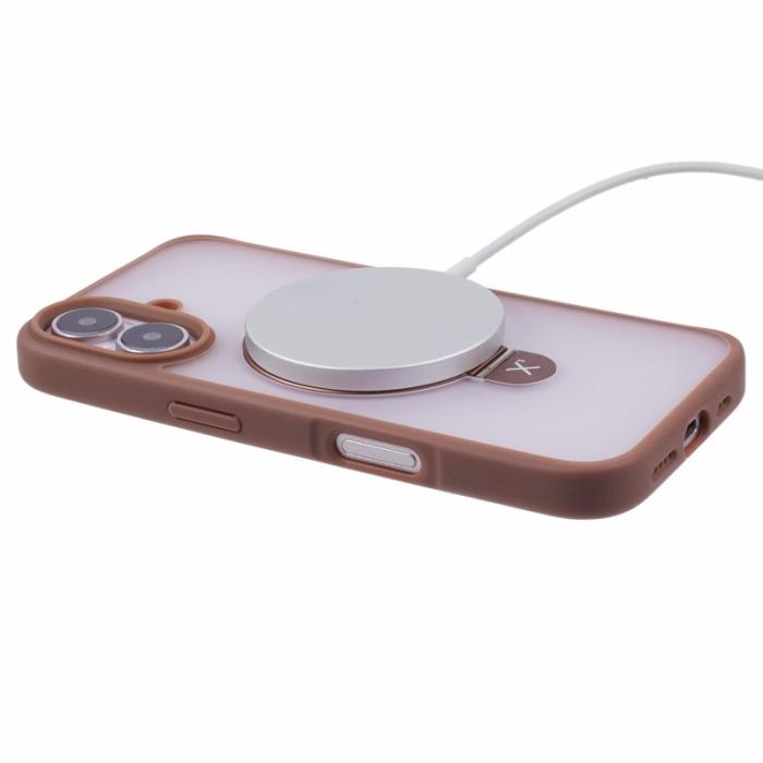 X-Level - X-LEVEL PITHY STONE II iPhone 16 Skal Magnetiskt Titanium Gold