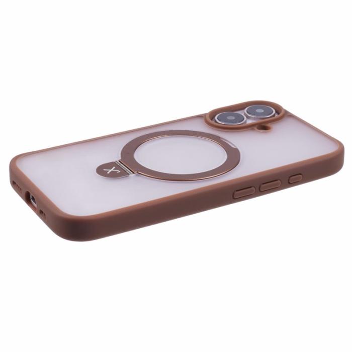 X-Level - X-LEVEL PITHY STONE II iPhone 16 Skal Magnetiskt Titanium Gold